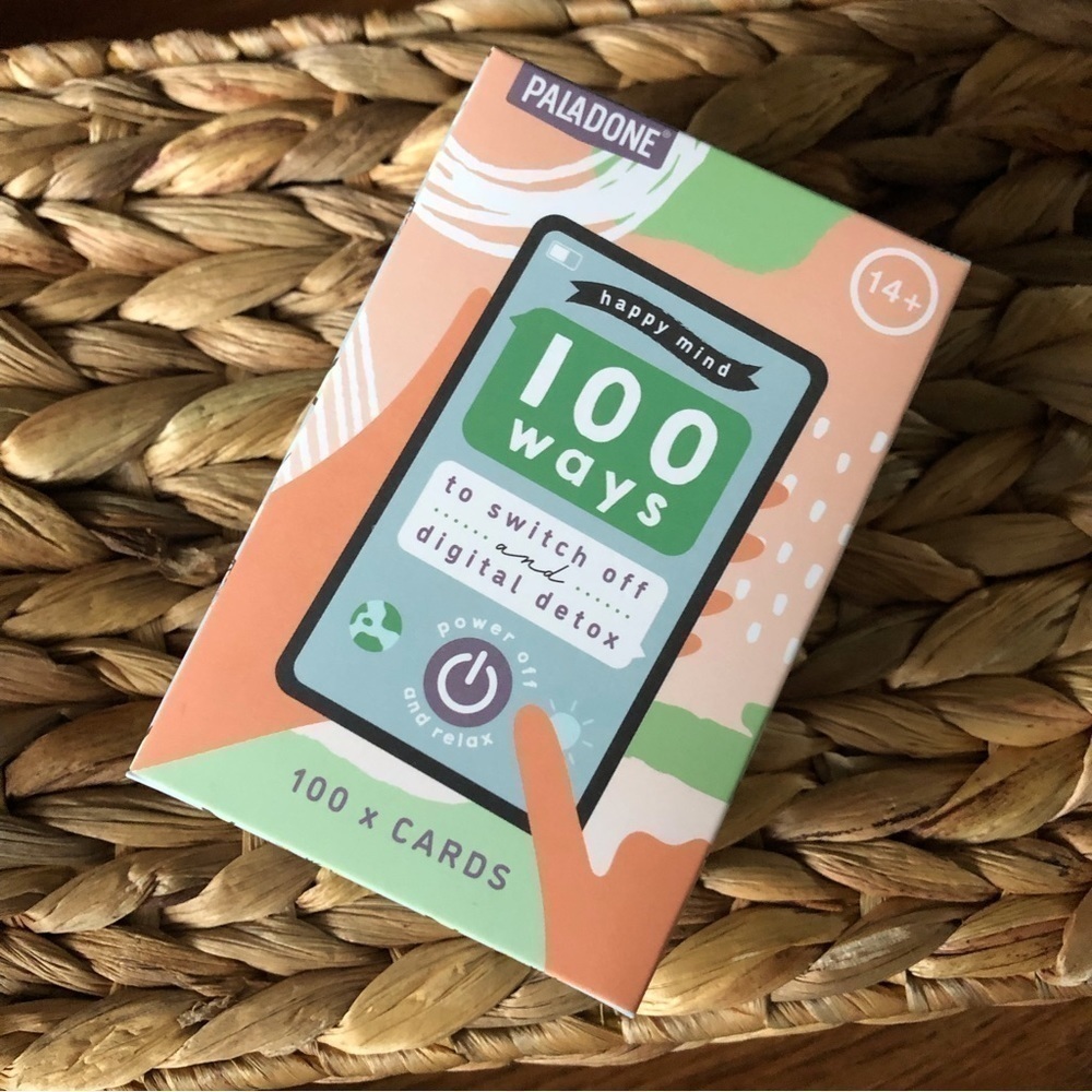 Happy Mind 100 Ways to Switch Off and Digital Detox (100 card set)